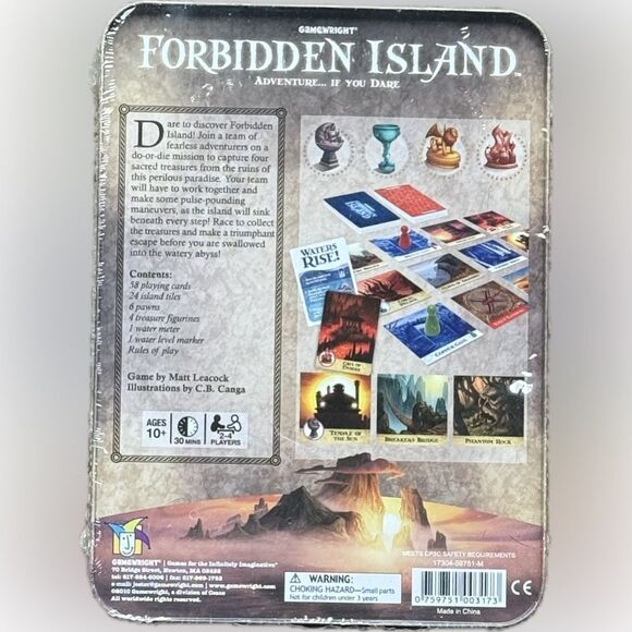 Forbidden Island strategy board game for ages 10 and up ￼ - Picture 2 of 2
